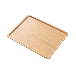 Tea Trays Simple Japanese Bamboo Tray Kitchen Storage Serving Home El Platter Plate For Dessert Breakfast Coffee Food