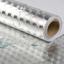 Adesivi da carta da parati da parati da 1 m/rotolo adesivi per lamina in alluminio