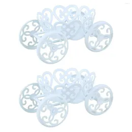 Bowls 2-Pack Single Princess Carriage Cupcake Stand Holder Display