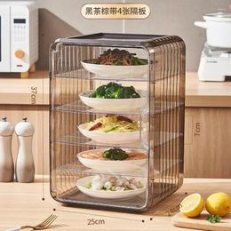 Kitchen Storage Heat Preservation Dish Cover Household Artefact Advanced Leftovers Food Winter Dust Multiple Layers