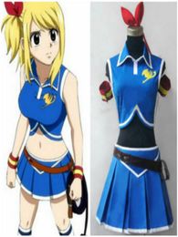 Custom Fairy Tail Lucy Heartfilia Dress uniform cosplay costume2342204