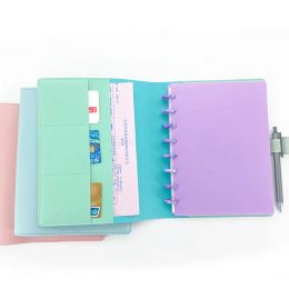 Notebooks 2022 T Puncher Notebook Mushroom Hole Planner Cover A5 Pink Blue Green Business Journal Diary