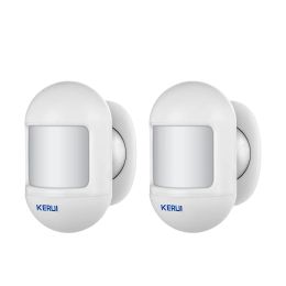 Detector 2pcs KERUI P831 Wireless Mini PIR Motion Sensor Alarm Detector with Magnetic Swivel Base for W181 W184 W204 Home Security Alarm