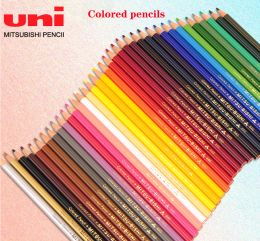 Pencils 12/24/36Colors Japan Uni 880 Oily Coloured Pencil Iron Box Set Sketch Painting Hand Painting Art Supplies School Stationery