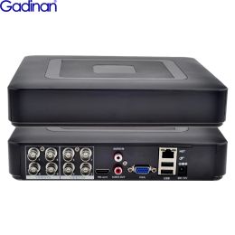 Recorder Gadinan 5in1 5MN XVI Security CCTV DVR 4CH 8CH 5MP AHD DVR H.265 Hybrid Video Recorder for AHD TVI CVI Analog IP Camera