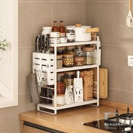Kitchen Storage HOOKI Official Small Narrow Rack Seasoning Can Spice Desktop