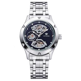 54 OUYAWEI Ouyawei's New Steel Belt Tourbillon Hollow Bottom Waterproof Men's Fully Automatic Mechanical Watch