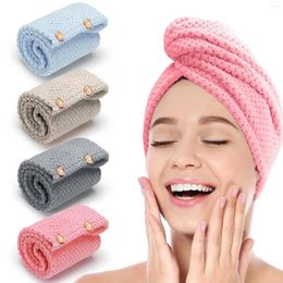 Towel Microfiber Hair Towels Super Absorbent Head Drying Wrap Anti Frizz Fast Turban