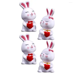 Decorative Figurines Valentine'S Day Wedding Party Birthday Cake Decor Mini Fairy Garden Decoration Accessories