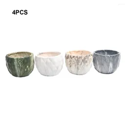 Vases 4pack Lot Degradable Succulent Plant Pot Corrosion-resistant And Durable Water Saving Drought