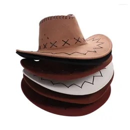 Berets Fashion Outdoor Travel For Women Men Beach Cap Sunshade Girl Knight Hat Western Cowboy Cowgirl Sun