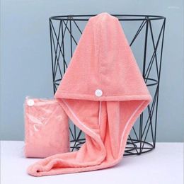 Towel Women's Microfiber Bath Quick-drying Hair Magic Cap Headscarf