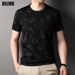 Top Quality Summer Brand Tops Designer Trendy Fashion Tshirt For Men Plain With Letters Short Sleeve Casual Clothes 240329