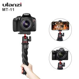 Monopods Portable Versatile Tripod for Smart Phone DSLR Camera Octopus Tripod Phone Holder Mount Phone Clip Flexible 360 Degree Ballhead