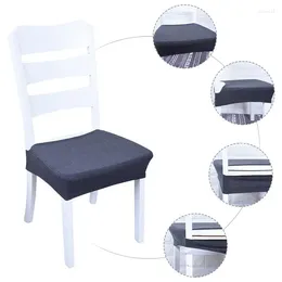 Chair Covers Fabric Soft Seat Cushion Slipcovers For Home Stretch Washable Spandex Dining Simple Split Stool Cover