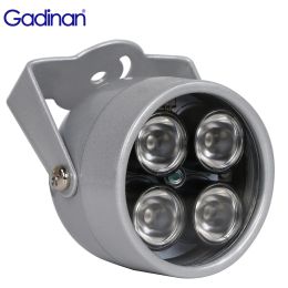Accessories Gadinan Outdoors IR Infrared waterproof Night Vision CCTV LEDS Fill Light 4 array IR led illuminator Light For CCTV IP Camera