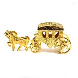 Gift Wrap Creative European Royal Carriage Exquisite Candy Storage Box Cute Home Dector 1pcs