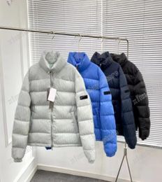 21ss men designers Jackets Down Parkas Hooded Jacquard letter clothes mens Coats Outerwear Clothing Blue gray Navy black SXL9335487