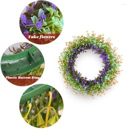 Decorative Flowers Spring Colourful Artificial Eucalyptus Garland Front Door Home Porch Farmhouse Decoration Thanksgiving Christmas Ornament