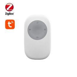 Kits Tuya Zigbee3.0 Remote Controller 4Key Arm Disarm Home Arm With SOS Button Onekey For Alarming Help Control By Smart Life App