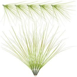 Decorative Flowers 15 Pcs Outdoor Table Decor Simulated Reed Grass Faux Plants Indoor Simulation Fake Artificial