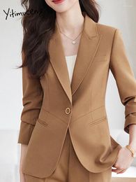 Women's Two Piece Pants French Style Elegant Women Suits Office Formal Wear 2024 Fashion Long Sleeve Blazers Chic Casual Streetwear