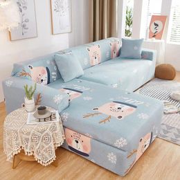 Chair Covers Tropical Elastic Sofa Cover Living Room Chaise Lounge Sectional Couch Corner Slipcover 1/2/3/4 Seaters F84