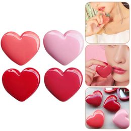 Storage Bottles 4 Pcs Lipstick Case With Mirror Makeup Tray Highlighter Sub Packing Took Empty Eyeshadow Holder Box Plastic Cream Travel