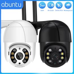 Cameras New 5MP IP Camera WiFi Outdoor CCTV PTZ Camera HD Video Surveillance Wireless H.265 Camera 2MP Smart Auto Tracking Support ICsee