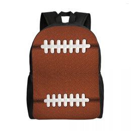 Backpack Rugby Ball Football Stitching 3D Print For Boys Girls College School Travel Bags Men Women Bookbag Fits 15 Inch Laptop