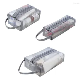 Storage Bags Large Clear Travel Toiletries Bag Clear- Plastic Cosmetic Makeup Packing