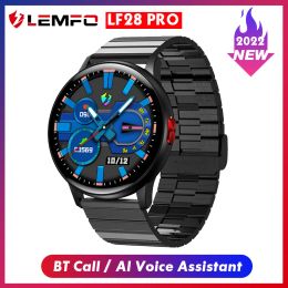 Watches LEMFO LF28Pro Smart Bracelet 1.28'' Fulltouch Screen Sports Band Bluetooth Call AI Voice Assistant Health Monitor Smart Watch