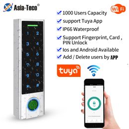 Intercom Wifi Tuya App Smart Lock 125khz Rfid Access Controller Ip66 Waterproof Fingerprint Access Control Wireless Access Control