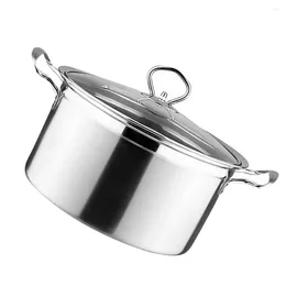 Double Boilers Induction Cooker Pot Stainless Steel Soup Non- Stock Cooking Kitchen Stew Cookware Supplies