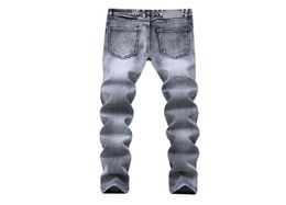 Mens Jeans Men Designer Jeans Distressed Motorcycle Biker Jeans Sizes 28 40 Rock Revival Skinny Slim Ripped Straight Men 039 4255560