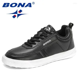 Casual Shoes BONA 2024 Designers Comfortable Fashion Men Platform Leisure Footwear Man Lightweight Walking Mansculino