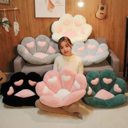 Armchair Seat Cat Paw Cushion for Office Dinning Chair Desk Seat Backrest Pillow Office Seats Massage Cat Paw Cushion Cartoons