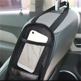 Storage Bags Auto Seat Side Hanging Bag Car Organizer Multi-Pocket Drink Holder Mesh Pocket Interior Accessories