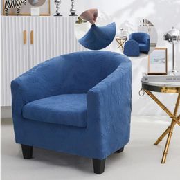 Chair Covers Leaves Print Club Sofa Cover Stretch Bath Tub Single Couch Slipcover Armchair Protector Bar Counter With Seat