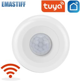 Detector Tuya Wifi 360 degree Ceiling Infrared Detector PIR Movement Sensor Human Body Motion Sensor Alarm Security Burglar Alarm System