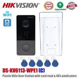 Doorbells Original Hikvision Dskv6113wpe1 (c) Wireless Wifi Standard Poe 2mp Hd Video Intercom Plastic Villa Door Phone Station Doorbell