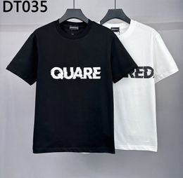 DSQ PHANTOM TURTLE Men's T-Shirts Mens Designer T Shirts Black White Cool T-shirt Men Summer Italian Fashion Casual Street T-shirt Tops Plus Size M-XXXL 6174