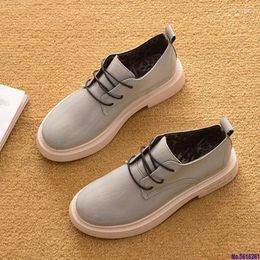 Casual Shoes Leather Women 2024 Spring Fashion Brand Woman Footwear A1115