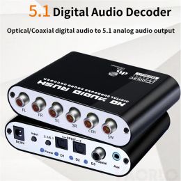 Converter 5.1channel Dolby/ac3 Digital Audio Decoder Strong Mobility Fibre Coaxial Rca Analogue Converter Sound Audio Adapter Amplifier