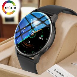 Watches SENBONO 2022 HD AMOLED Smart Watch Men DIY Dial 3ATM Waterproof Smart Clock Sport Fitness Heart Rate Monitoring Smartwatch Women
