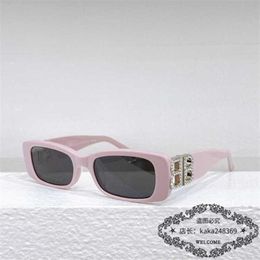 2024 New High Quality New luxury designer B style panel drill edge wind box Sunglasses ins star fashion sunglasses BB0096