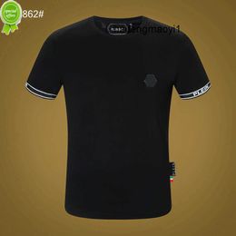 Mens Skull Hip t Shirt Plein Designer Tshirts Brand Clothing Rhinestone Philipps Men Classical High Quality Pp Hop Streetwear Tshirt Bear Casual Top Te L2i3 6ZV3