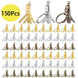 150Pcs Keyring Eiffel Tower Key Chain Keychain Pendant Decorations 240320