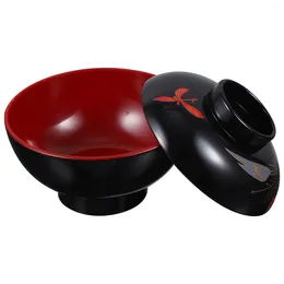 Bowls South Korea Multi-function Container Salad Lid Dessert Kitchen Decorative Japanese Restaurant Plastic Lidded