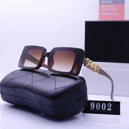 luxury designer sunglasses Overseas New Fragrant Home Network Popular Men's and Women's Sunglasses Tourism Box Glasses 9002